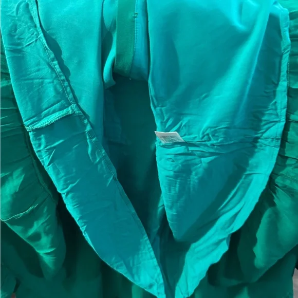 Chic Teal Long Sleeve Maxi Dress - Picture 13 of 15